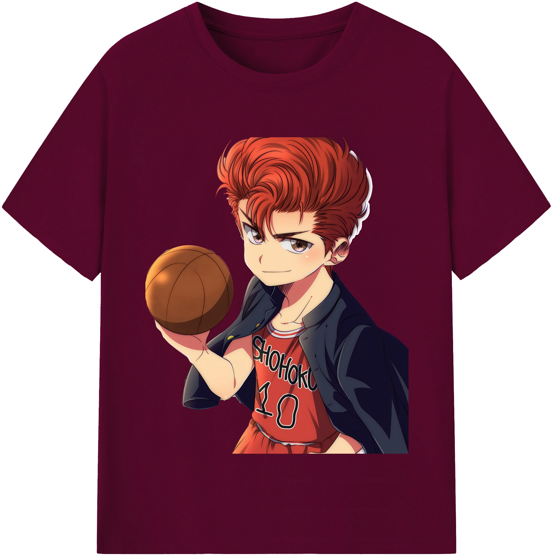（画像用） SLAM DUNK／スラムダンク レディースカジュアルプリントTシャツ（綿100％）